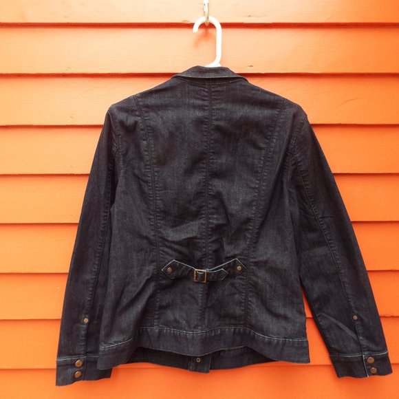 Coldwater Creek Dark Wash Denim Jean Jacket (EUC) - Picture 6 of 16